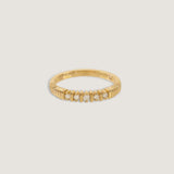 Kinn - Solis Ribbed Five Diamond Ring