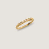 Kinn - Solis Ribbed Five Diamond Ring