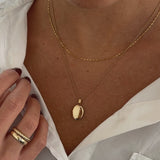 Kinn - Maison Oval Locket Necklace