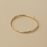 Kinn - Vintage 14k Gold Bangle with Marquise Diamond