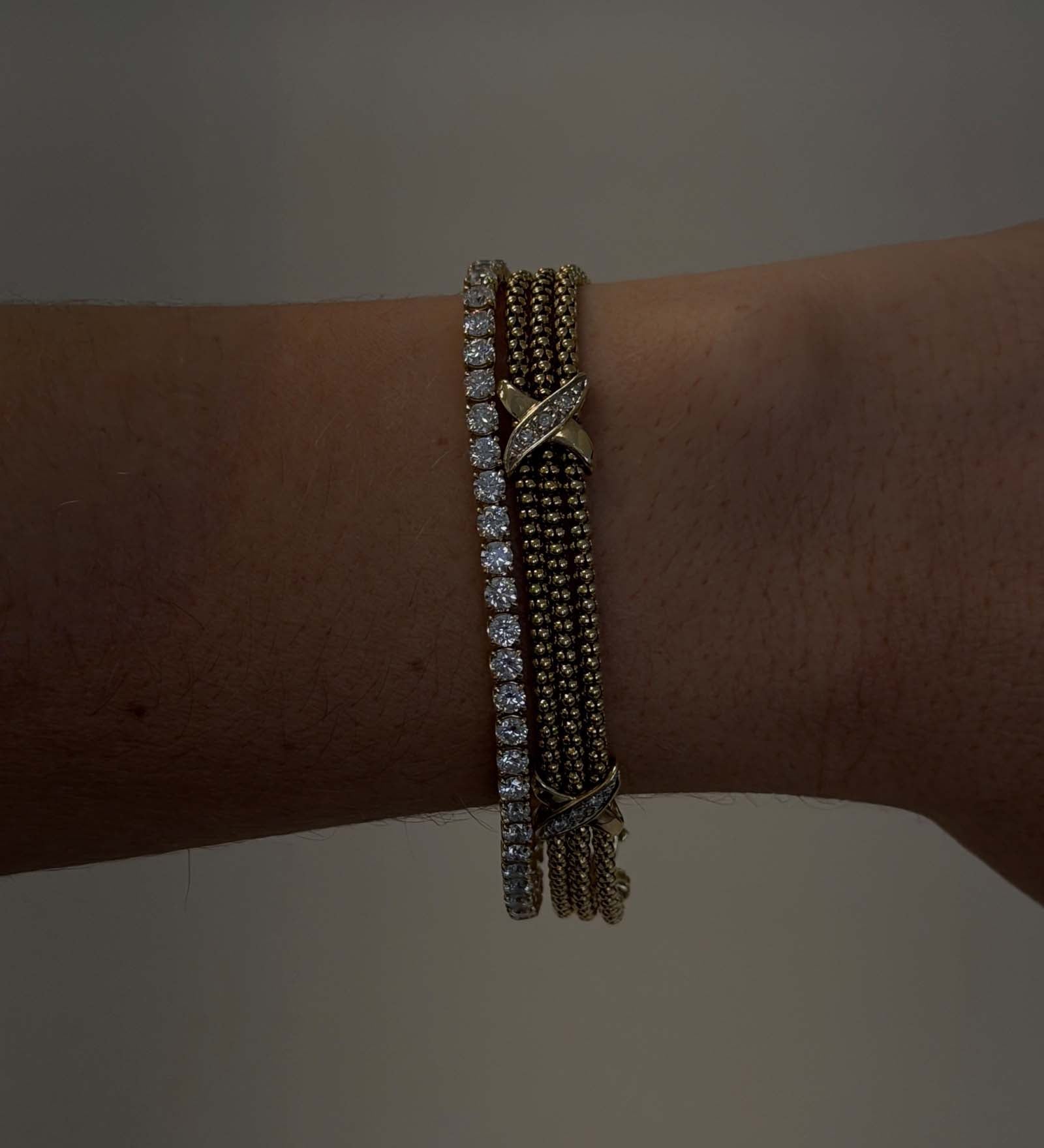Kinn - Vintage 14k Gold Chain Bracelet