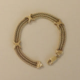 Kinn - Vintage 14k Gold Chain Bracelet