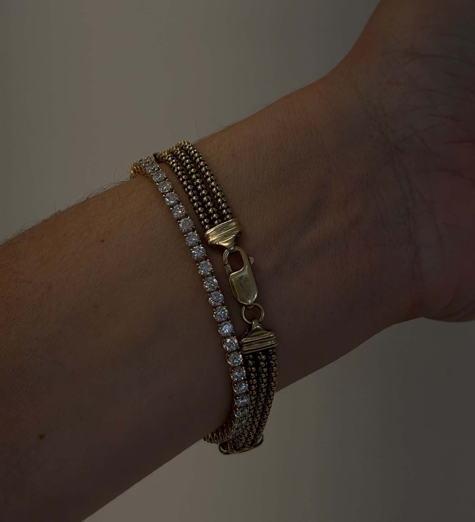Kinn - Vintage 14k Gold Chain Bracelet