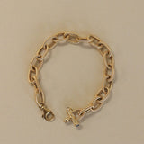 Kinn - Vintage 14k Gold Link Chain Bracelet