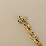 Kinn - Vintage 14k Gold Link Chain Bracelet