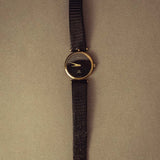 Kinn - Vintage Gucci Leather Watch Black