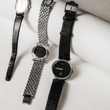 Kinn - Vintage Gucci Leather Watch Black