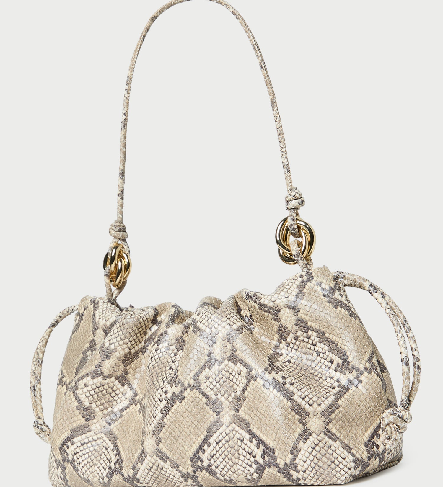 Loeffler Randall - Kiri Snake Leather Shoulder Bag