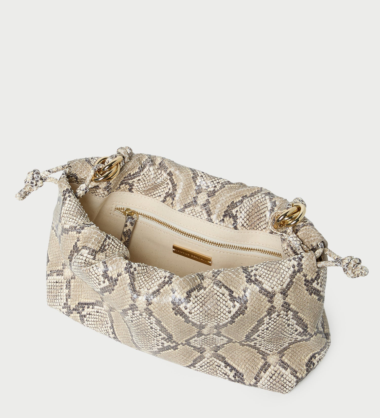 Loeffler Randall - Kiri Snake Leather Shoulder Bag
