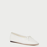 Loeffler Randall - Landon Cream Leather Ballet Flat