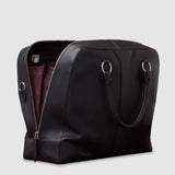 Métier - Le Voyage Two to Three Night Bag Natural Calfskin Matte Black