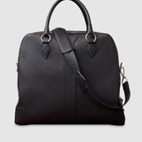 Métier - Le Voyage Two to Three Night Bag Natural Calfskin Matte Black