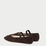 Loeffler Randall - Leonie Brown Woven Ballet Flat