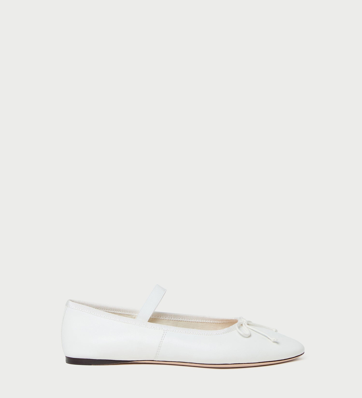 Loeffler Randall - Leonie Ivory Leather Ballet Flat
