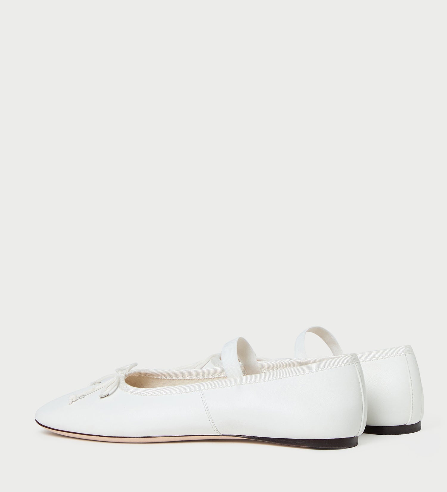 Loeffler Randall - Leonie Ivory Leather Ballet Flat