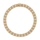 Dorsey - LILETTA PAVÉ LINK NECKLACE IN LAB WHITE SAPPHIRE
