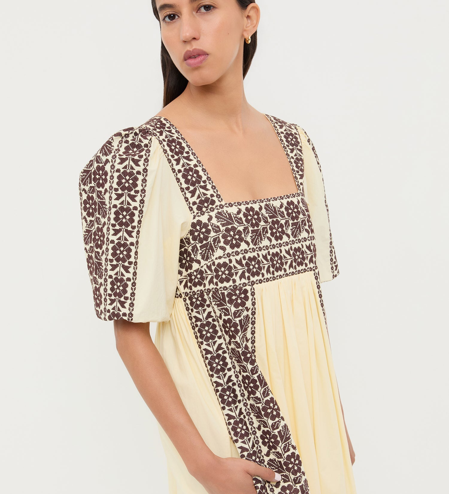 Loeffler Randall - Lotus Embroidered Dress