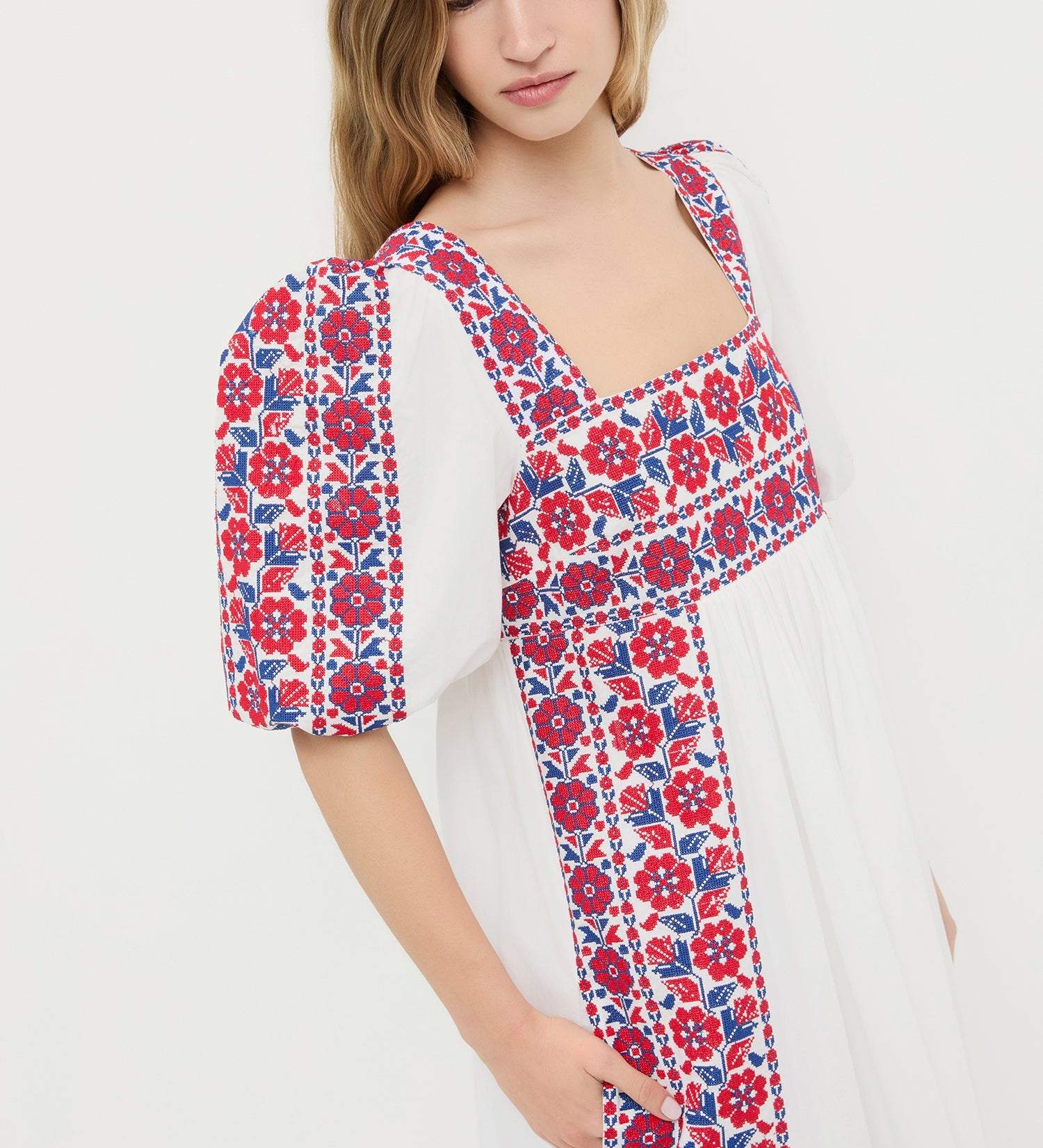 Loeffler Randall - Lotus Embroidered Dress