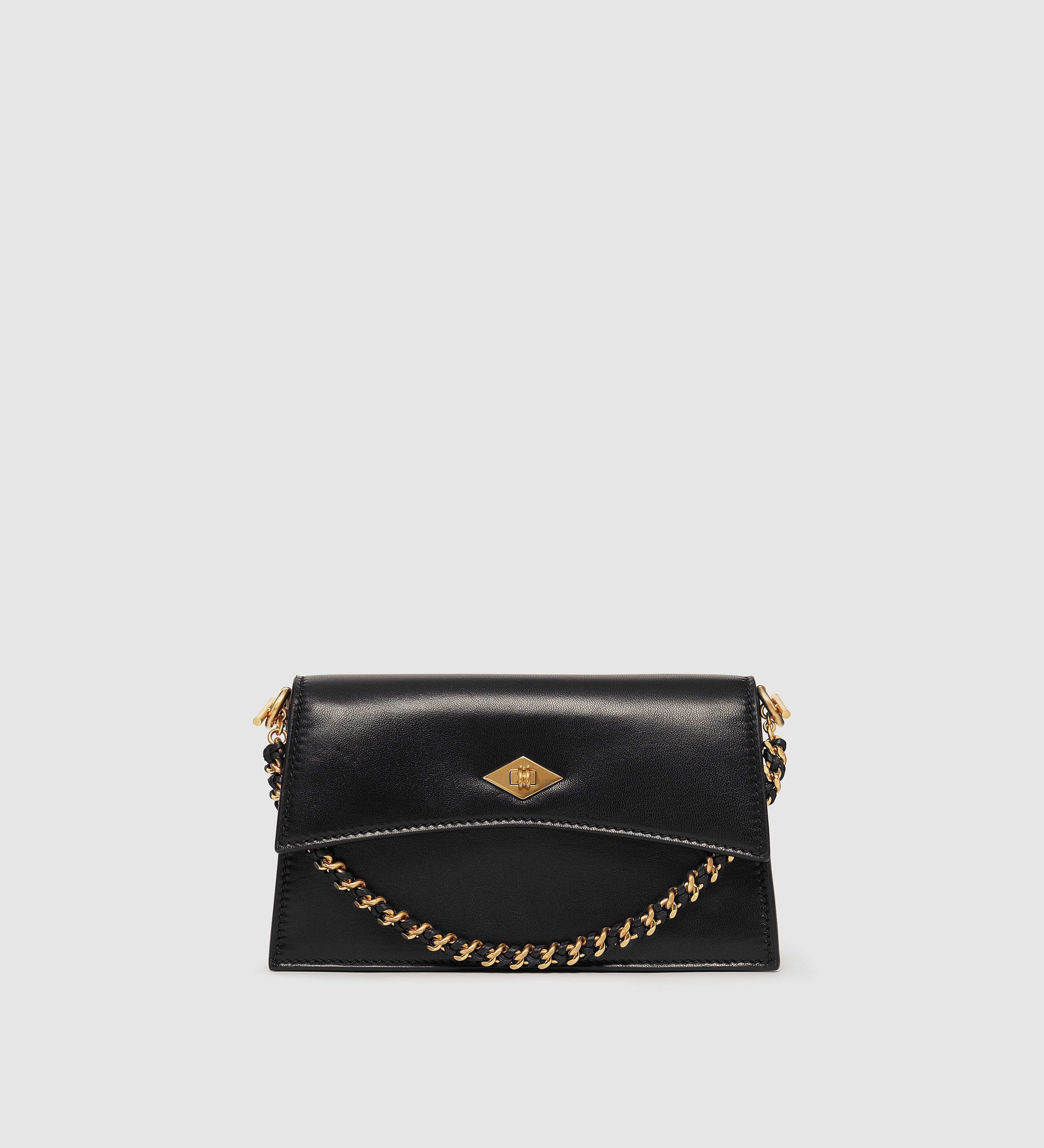 Metier - Small Chain Strap Elvis Black with Gold Hardware