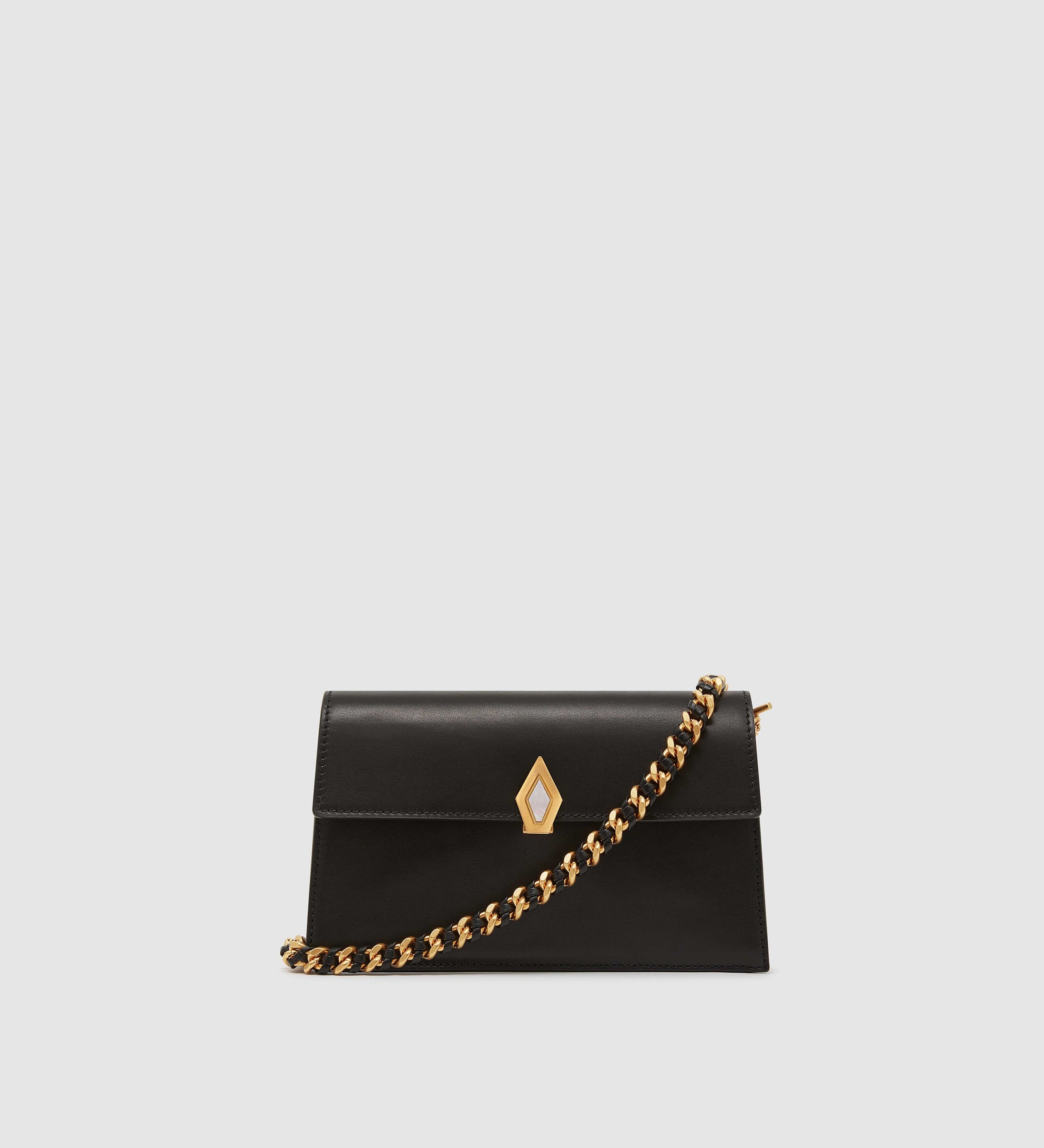 Metier - Large Chain Strap Elvis Black with Gold Hardware