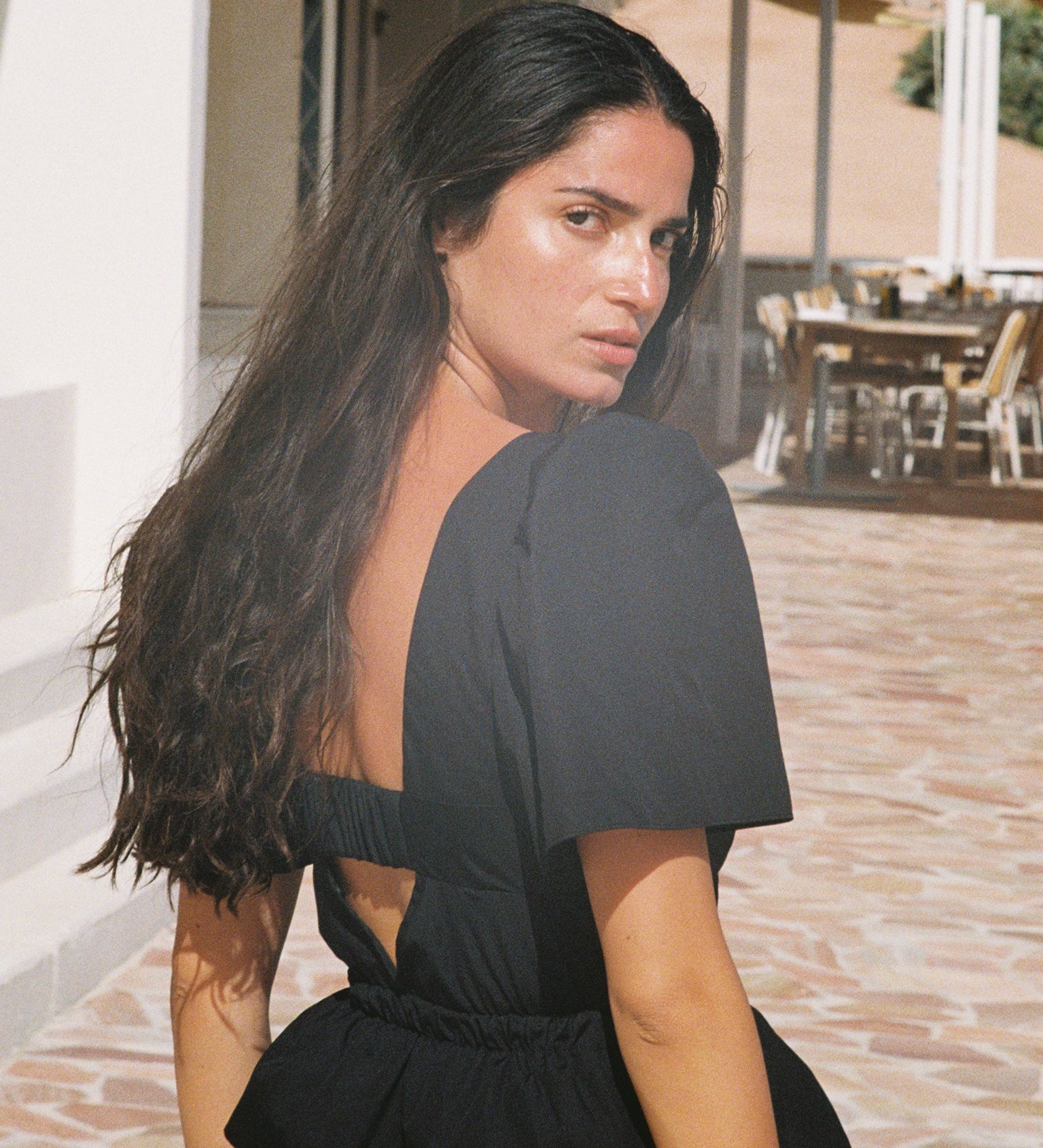 Ciao Lucia - Ezio Top Black Cotton