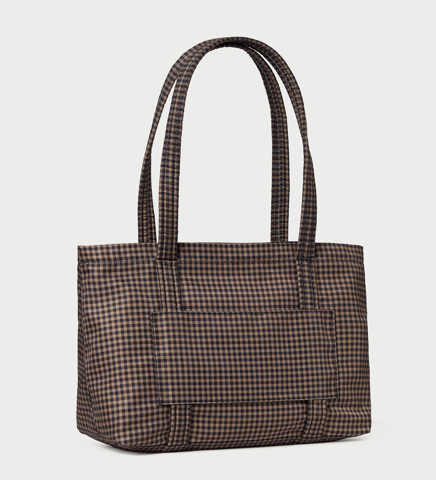 Loeffler Randall - Lyla Brown/Black Check Essential Tote
