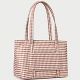 Loeffler Randall - Lyla Brown Gingham Essential Tote