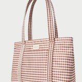 Loeffler Randall - Lyla Brown Gingham Essential Tote