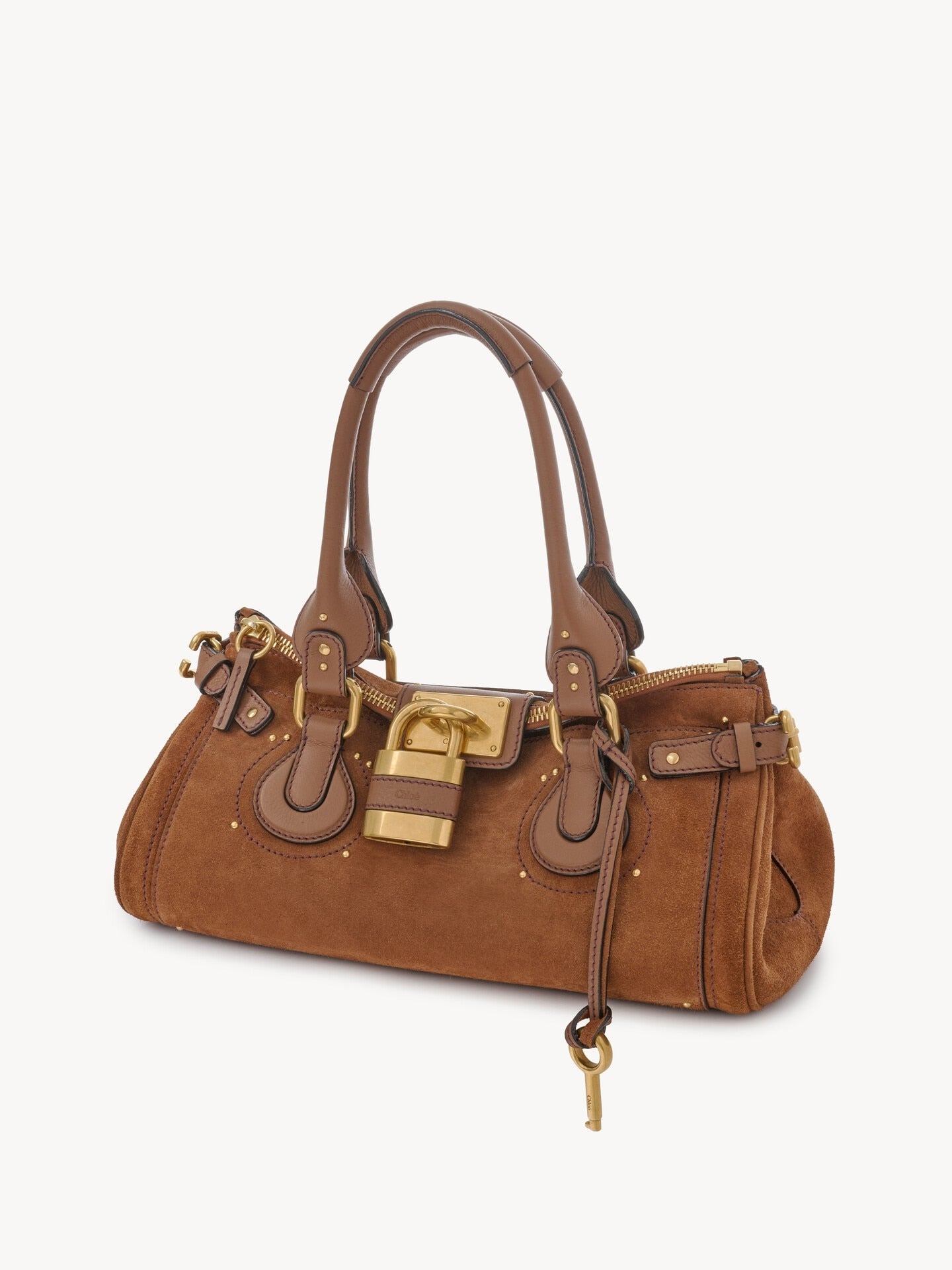 Paddington bag in suede leather