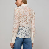 L'AGENCE - Maia Lace Blouse