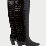 Loeffler Randall - Marley Crocodile Leather Tall Boot