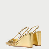 Loeffler Randall - Marren Gold Leather Wedge