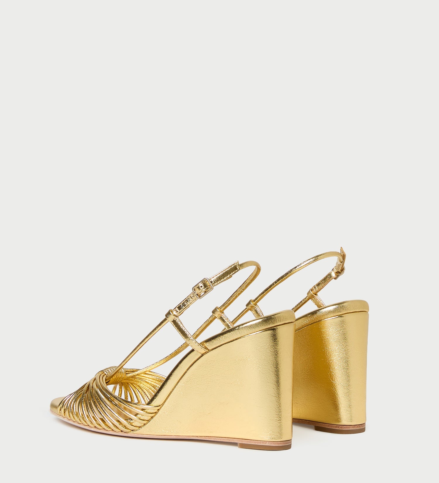 Loeffler Randall - Marren Gold Leather Wedge