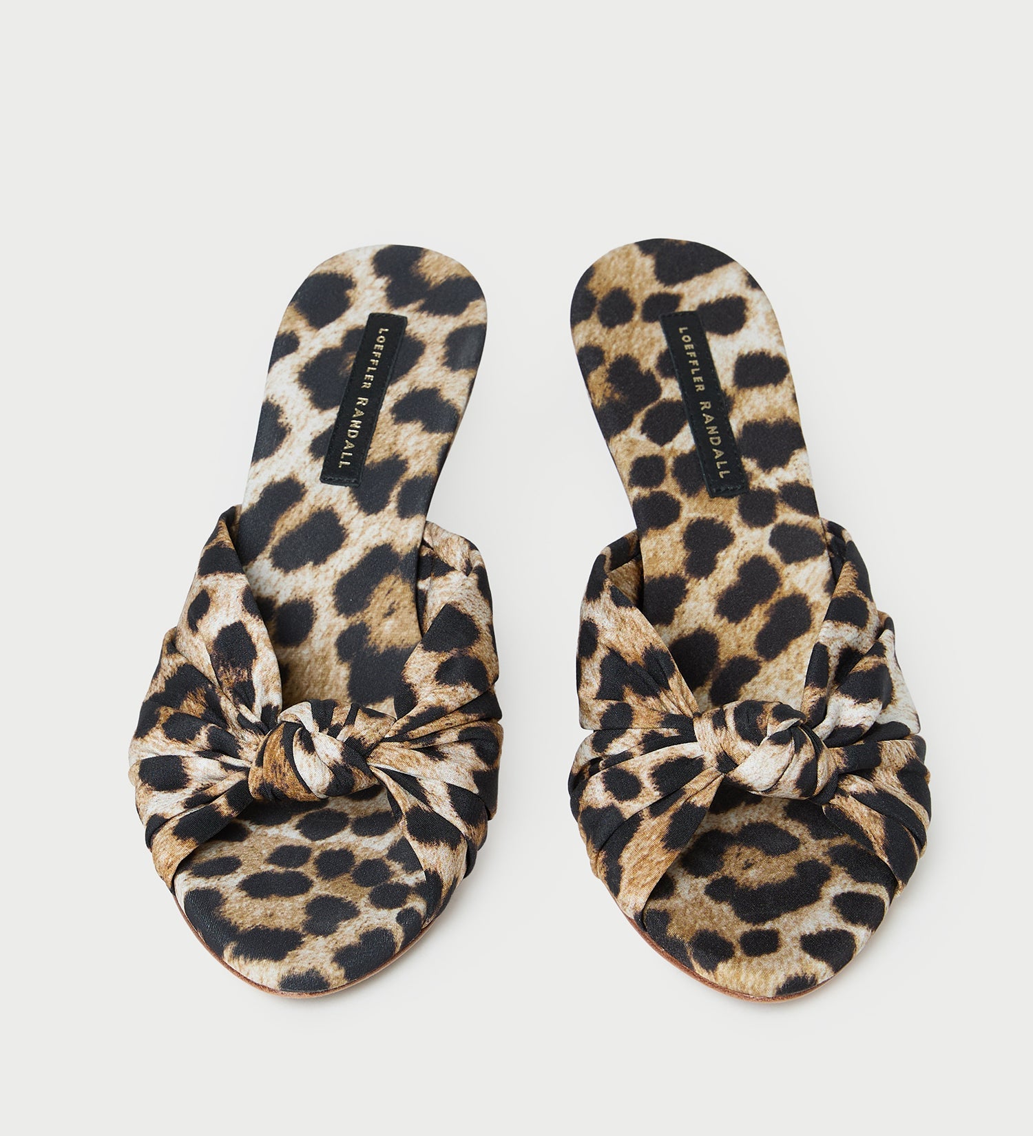 Loeffler Randall - Marsy Leopard Silk Knot Wedge