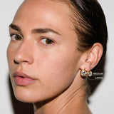Dorsey - MAXWELL EARRINGS IN HONEY MOISSANITE