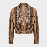 Aflalo - Mentra Jacket in Python Embossed Leather