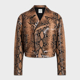 Aflalo - Mentra Jacket in Python Embossed Leather