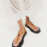 Loeffler Randall - Mika Maroon/Yellow Sport Sandal
