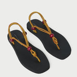 Loeffler Randall - Mika Maroon/Yellow Sport Sandal