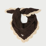 Loeffler Randall - Monty Brown/Cream Knit Bandana