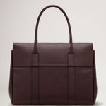 Mulberry Bayswater Oxblood Small Classic Grain — rear view