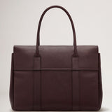Mulberry Bayswater Oxblood Small Classic Grain — rear view