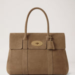 Mulberry - Bayswater Salcombe Sand Suede — front view