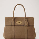 Mulberry - Bayswater Salcombe Sand Suede — front view