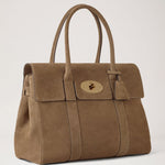 Mulberry - Bayswater Salcombe Sand Suede — angled view
