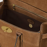 Mulberry - Bayswater Vintage Oak Suede — open interior
