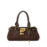 Paddington bag in suede leather