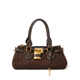 Paddington bag in suede leather