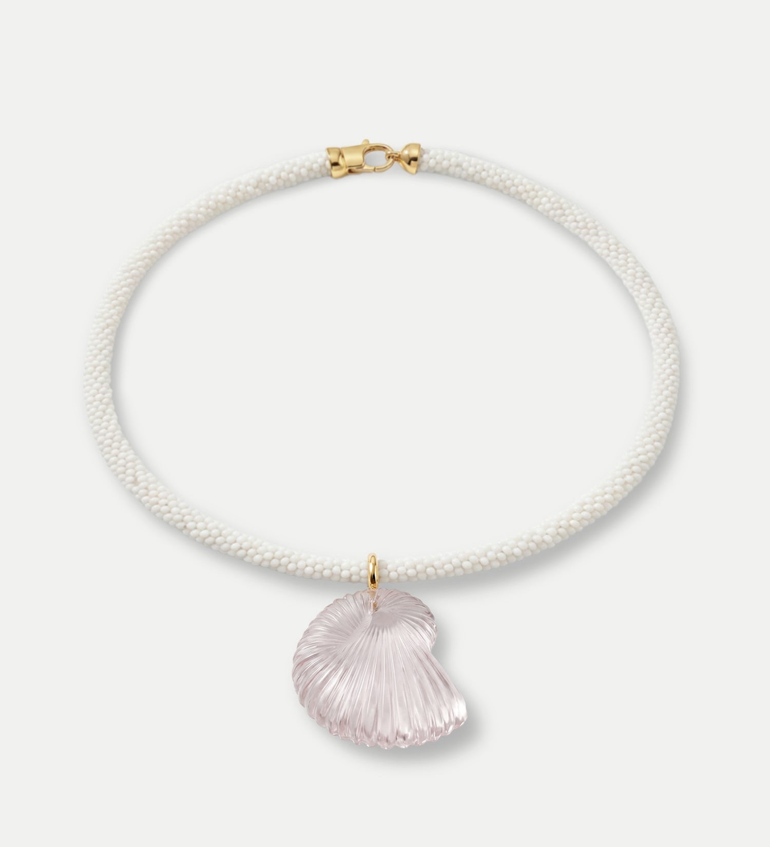 Veronica Beard - Nautilus Shell Beaded Necklace