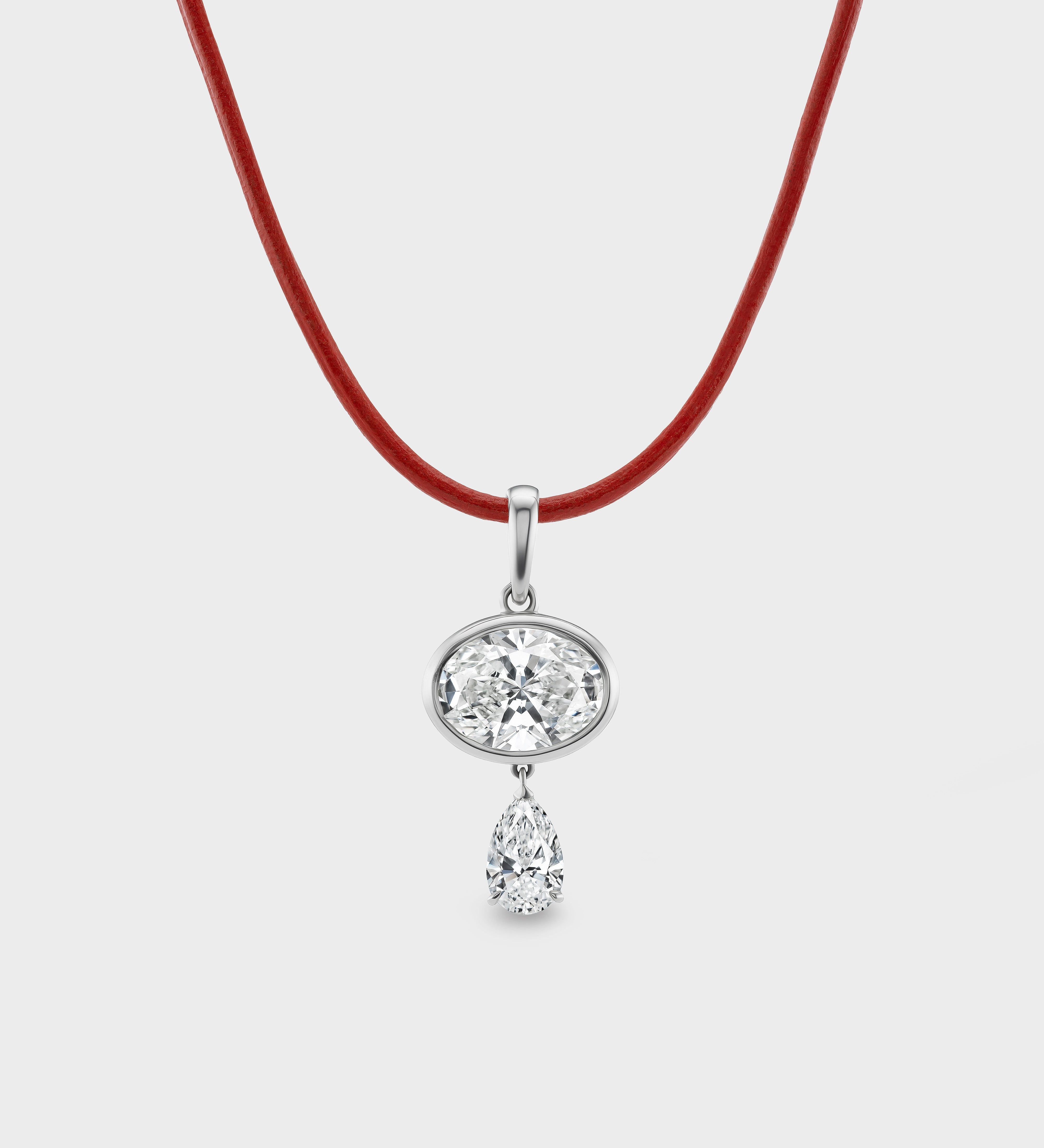 Aflalo - Lone Diamond Pendant Necklace